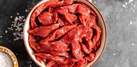 Grain-Finished Certified Piedmontese Stir Fry Beef