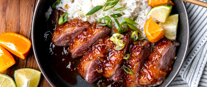 Sticky-Orange-Duck-Bowls