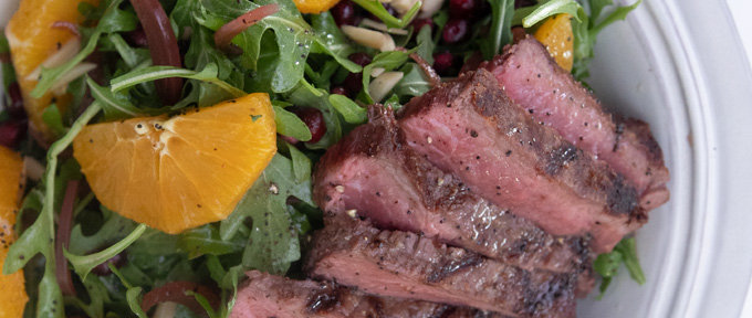 arugula-steak-salad-with-oranges-and-pomegranate