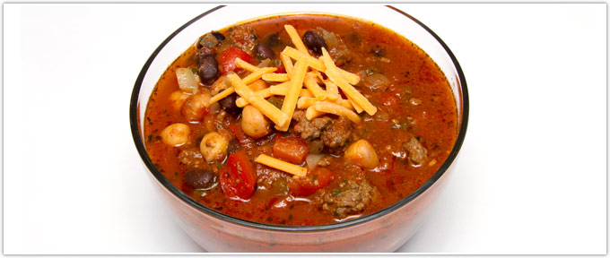 Beef Chili With Chick Peas