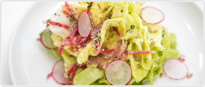 Butter Lettuce Salad With Red Wine Vinaigrette