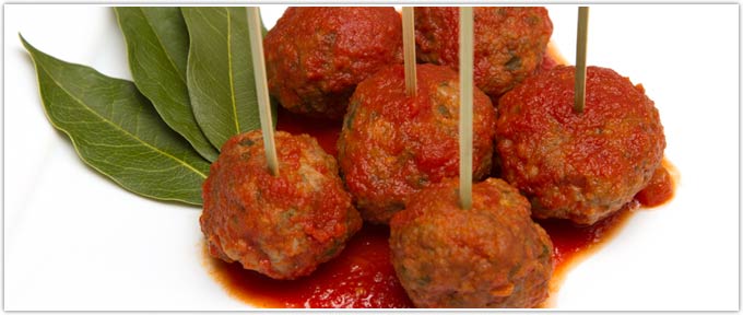 Certified Piedmontese Stuffed Meatballs In Red Sauce