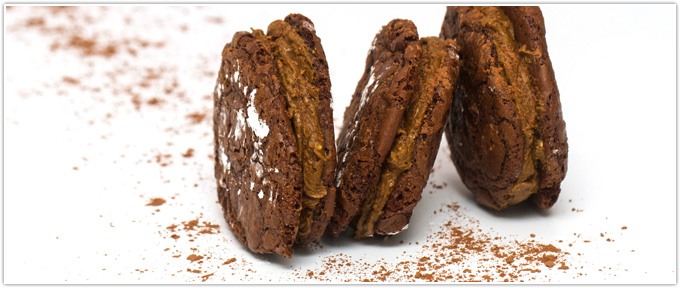 Chocolate Sandwich Cookies With Espresso Buttercream Filling