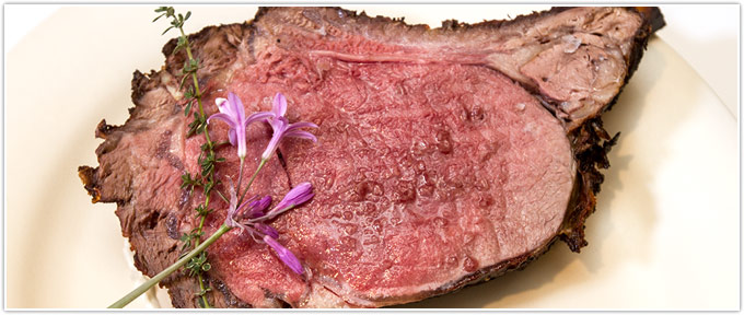 Garlic & Rosemary Smoked Prime Rib