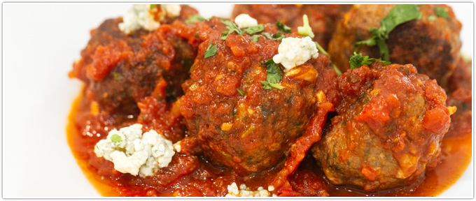 gorgonzola-stuffed-meatballs-with-peppadew-chermoula-sauce