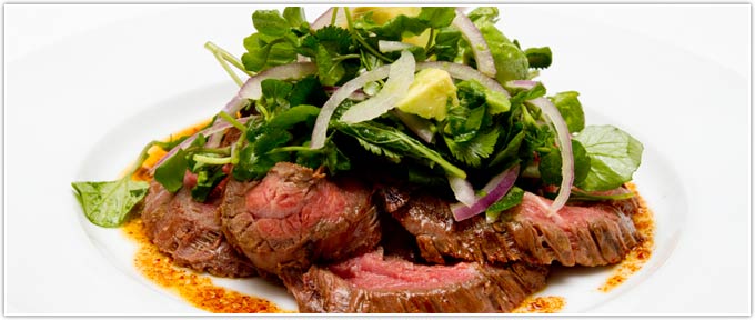 Grilled Thai Skirt Steak With Toasted Chili Oil
