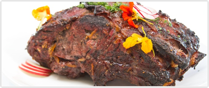 Orange-Glazed Prime Rib