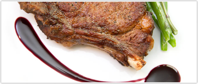 Pan Seared Bone-In Ribeye