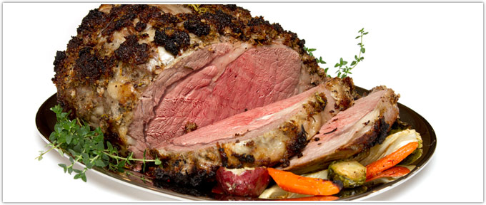 Pancetta Crusted Rib Roast