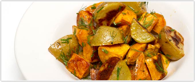 Roasted Mixed Potato Salad