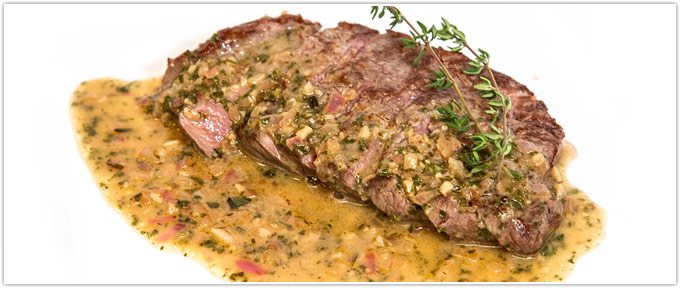 Seared Steak With Diane Sauce