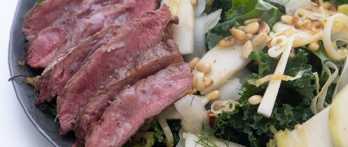 shaved-kale-fennel-and-pear-steak-salad