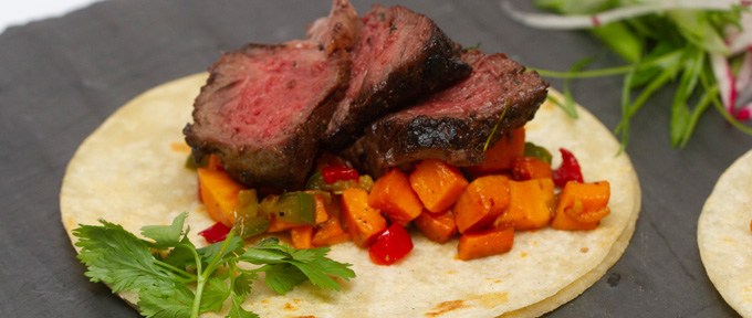 Steak & Sweet Potato Tacos