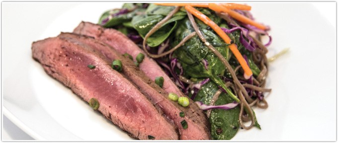 Steak Salad With Soba Noodles