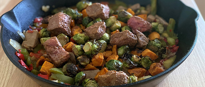 steak-tip-skillet