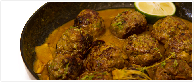 Thai Meatballs With Coconut Broth