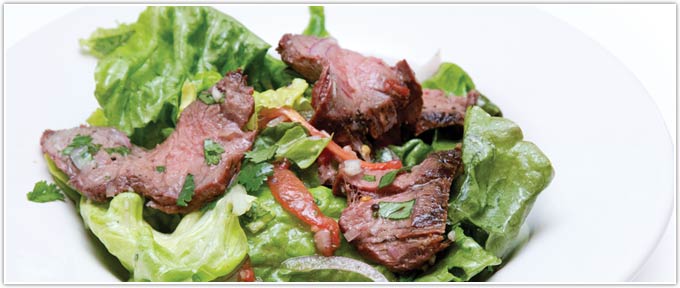 Thai Steak Salad With Cilantro-Lime Vinaigrette