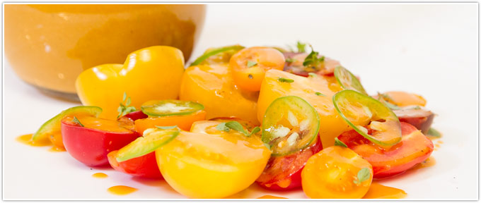 Tomato Salad With Tomato Vinaigrette