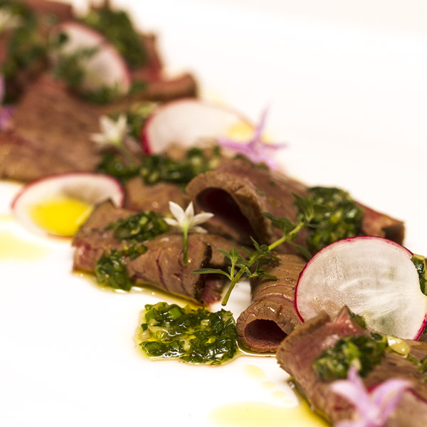 Beef Tenderloin Tataki With GingerCilantro Pesto Recipe