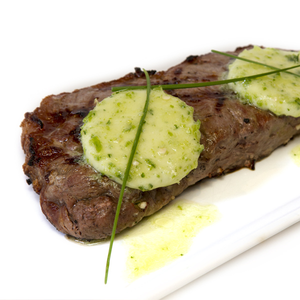Grilled New York Strip With Horseradish Compound