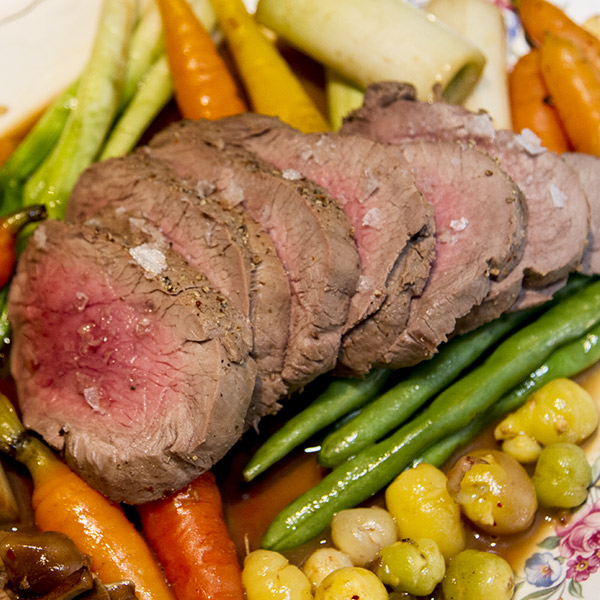 Poached Beef With Spring Vegetables Recipe