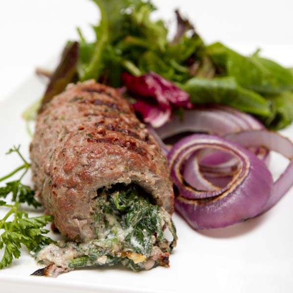 Spinach & Stuffed Cube Steak Recipe