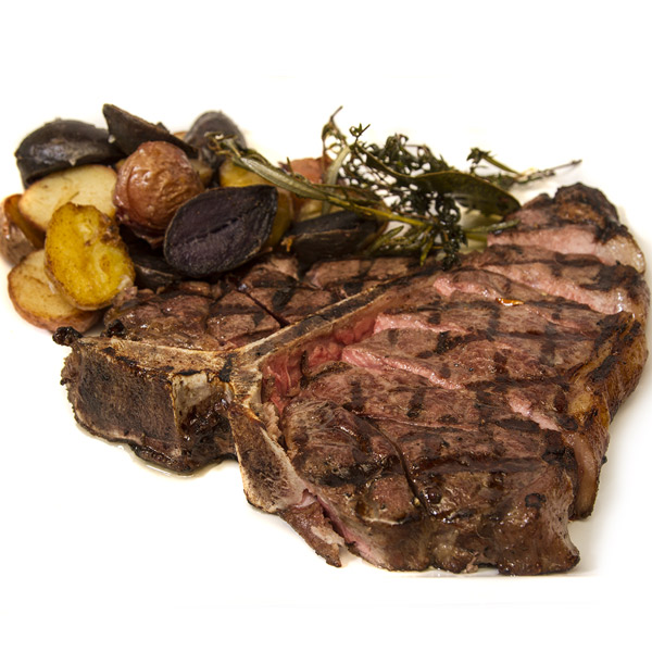 TBone Steak With Virgin Sunflower Oil & Heirloom