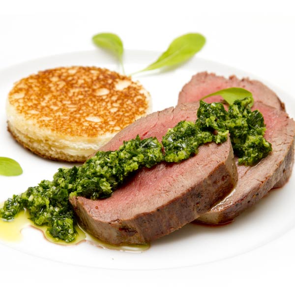 Tenderloin Roast With Horseradish, Parsley & Brioche
