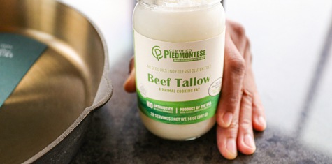 Grass-Fed, Grass-Finished Beef Tallow - 14 oz - 1 jar