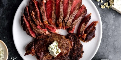 Grass Fed, Grass Finished Boneless Ribeye 12oz - 12 oz - 2 count