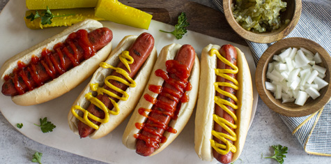 Grass Fed Jr. All-Beef Hot Dogs - 3 oz - 12 count